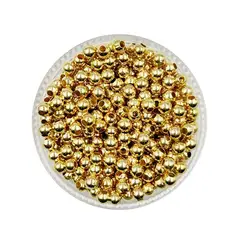 GENERICO - Balines Pequeños Para Bisutería De Baño De Oro 5gr - Dorado - Talla Única