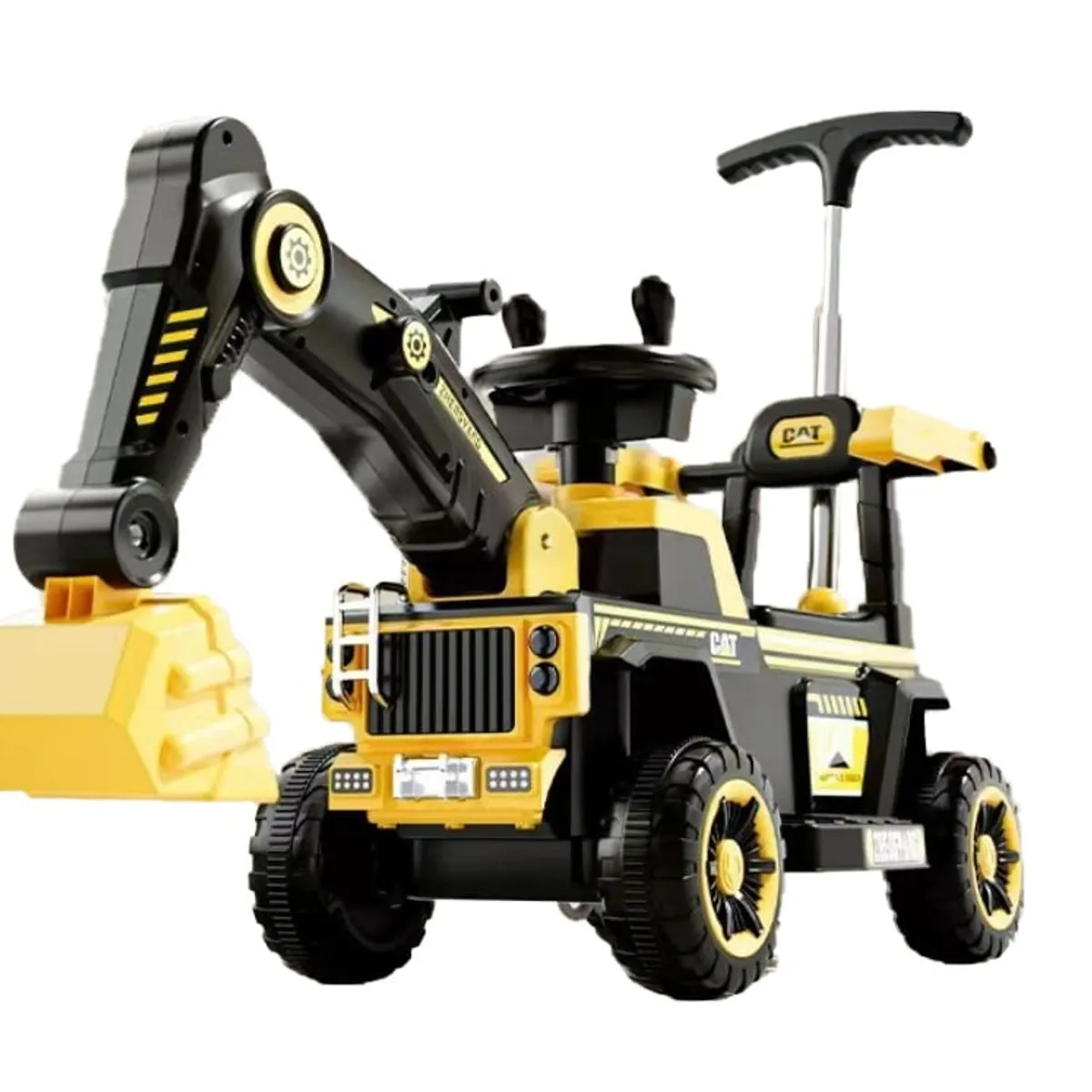 U BUY - Excavadora para niños coche tamaño extra grande Amarillo