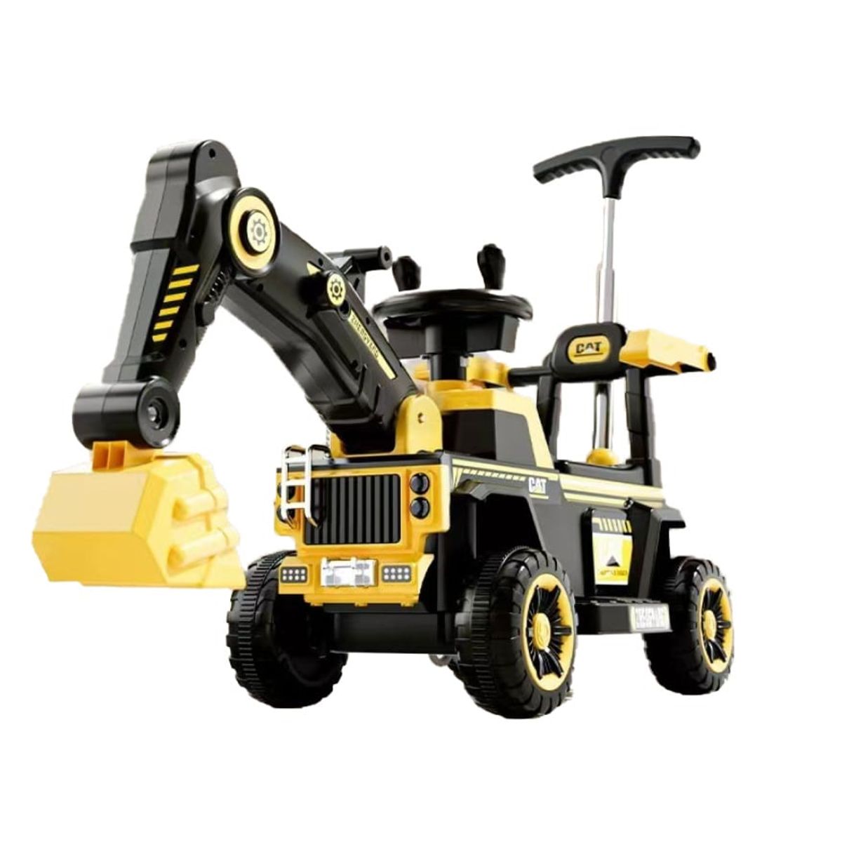 U BUY - Excavadora para niños coche tamaño extra grande Amarillo