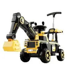 U BUY - Excavadora para niños coche tamaño extra grande Amarillo