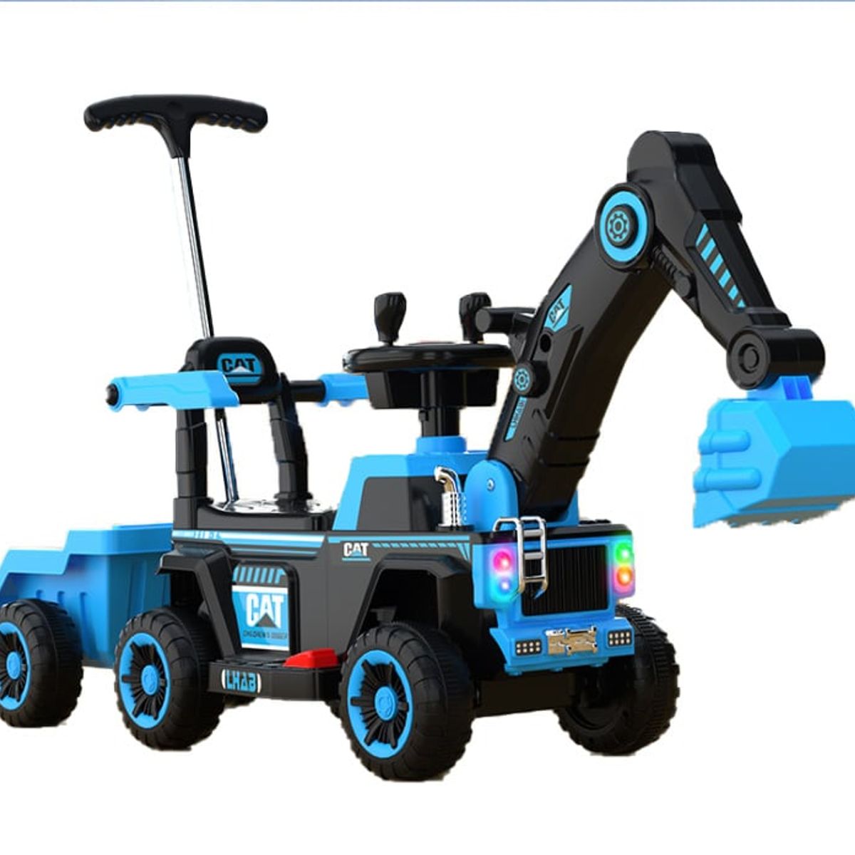 U BUY - Excavadora para niños coche juguete tamaño extra grande Azul