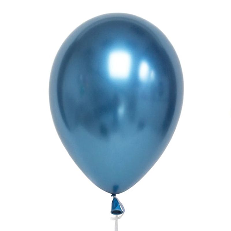 GENERICO - GLOBO 12 CHROME AZUL X12 UN UNI
