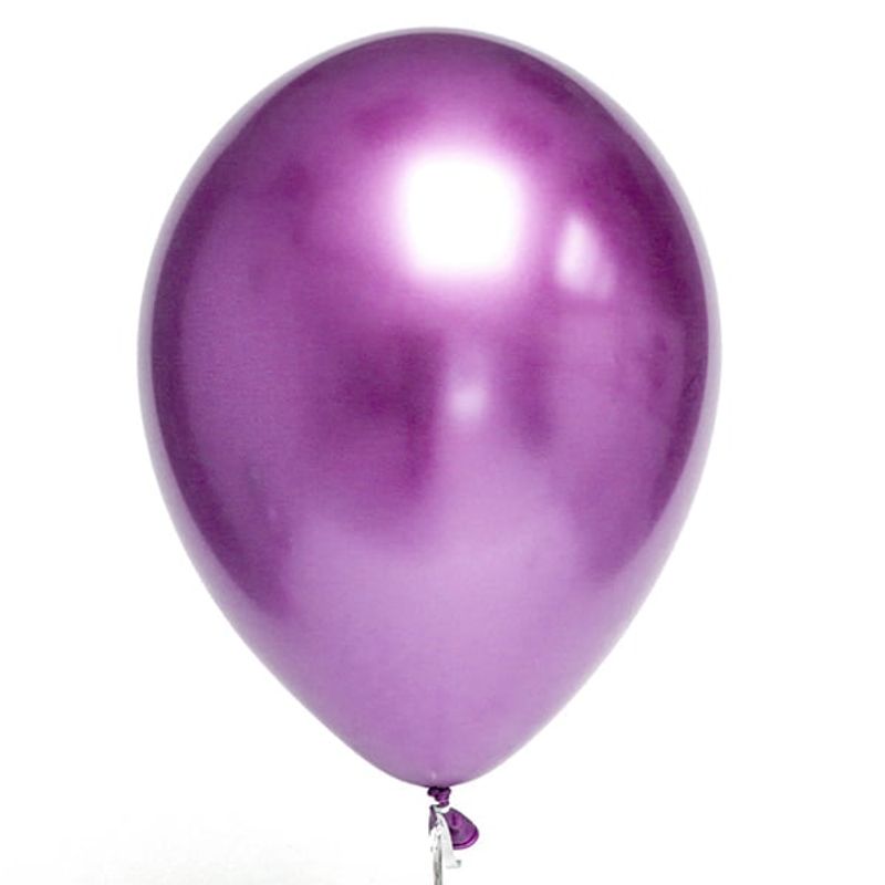 GENERICO - GLOBO 12 CHROME FUCSIA X12 UNI