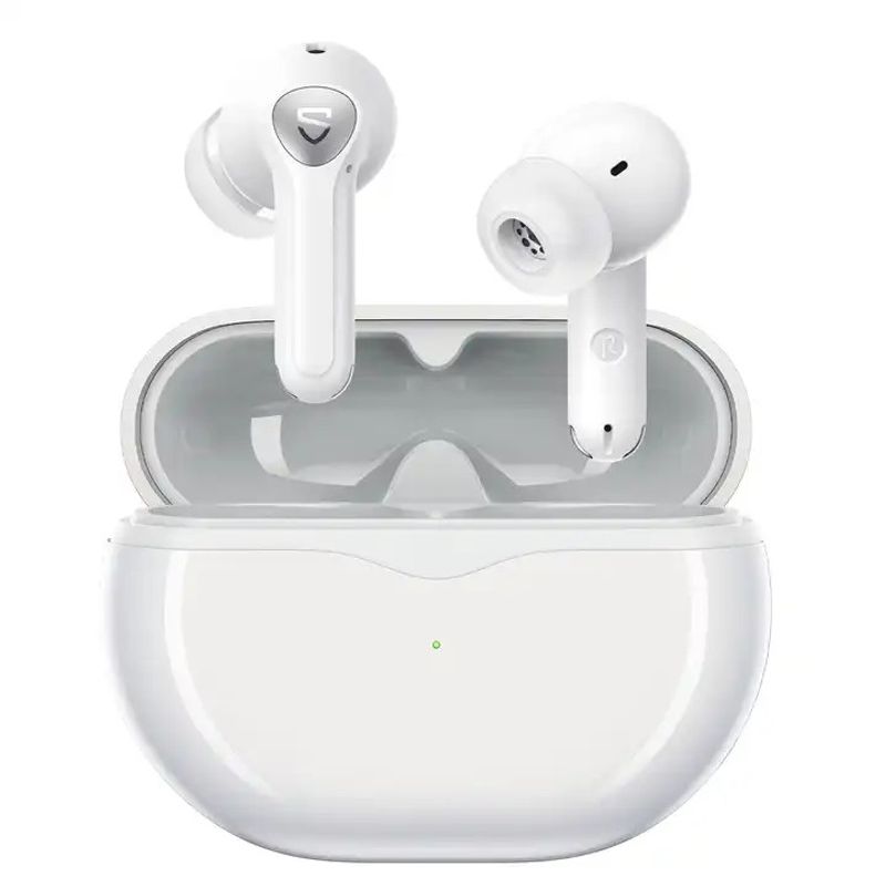 SOUNDPEATS - Auriculares Bluetooth SoundPEATS Air4 Pro ANC aptX Lossless Blanco