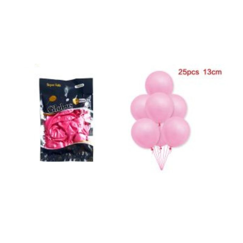 GENERICO - GLOBOS PERLADOS 13 CM 25 PCS