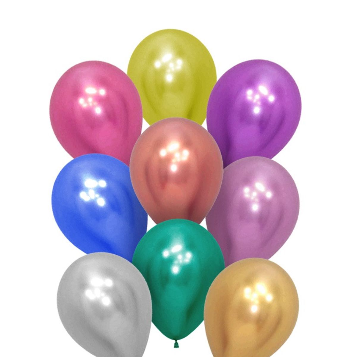 GENERICO - GLOBO 12 CHROME MIX X25 UNI