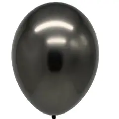 GENERICO - GLOBO 12 CHROME NEGRO X 12 UNI