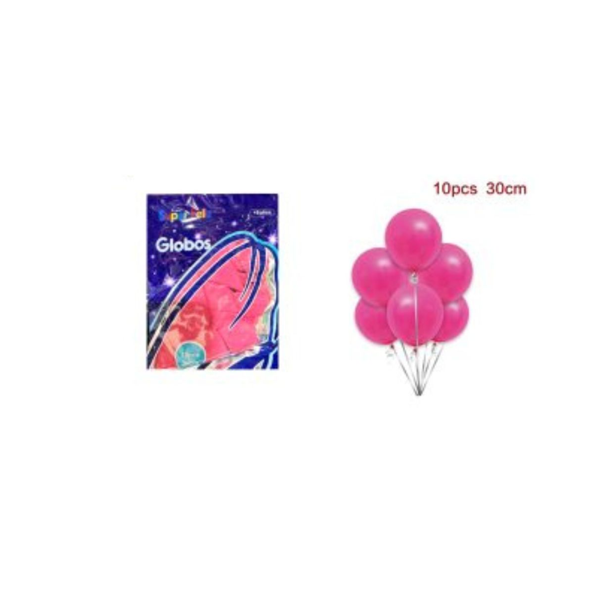GENERICO - GLOBOS LATEX 30 CM 10 PCS
