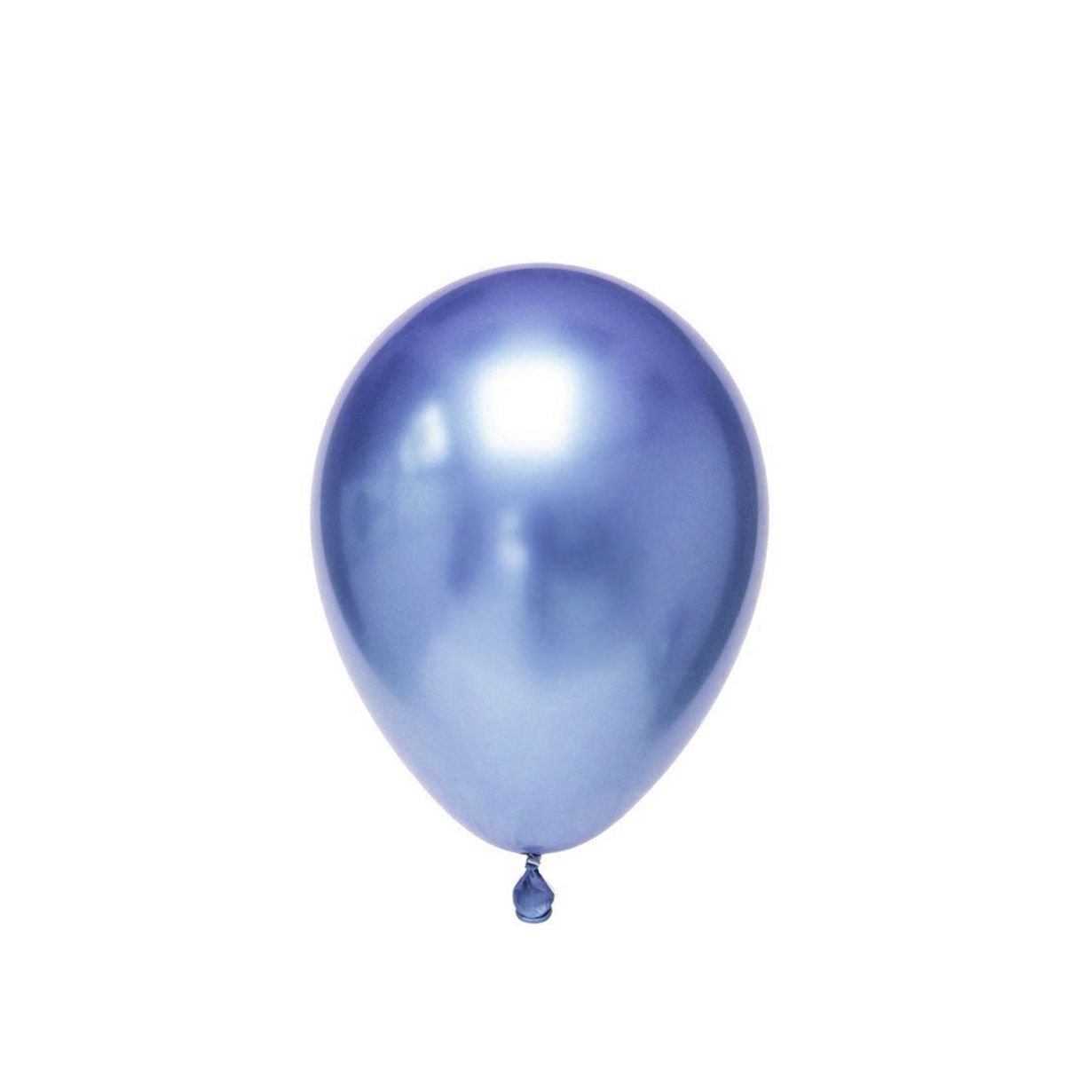 GENERICO - GLOBO 5 CHROME AZUL X25 UNID