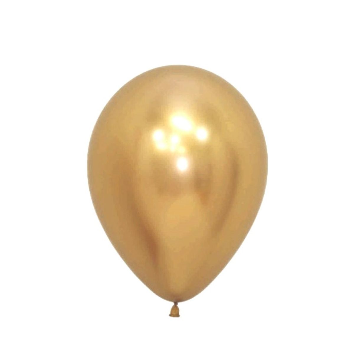 GENERICO - GLOBO 5 CHROME DORADO X25 UNID