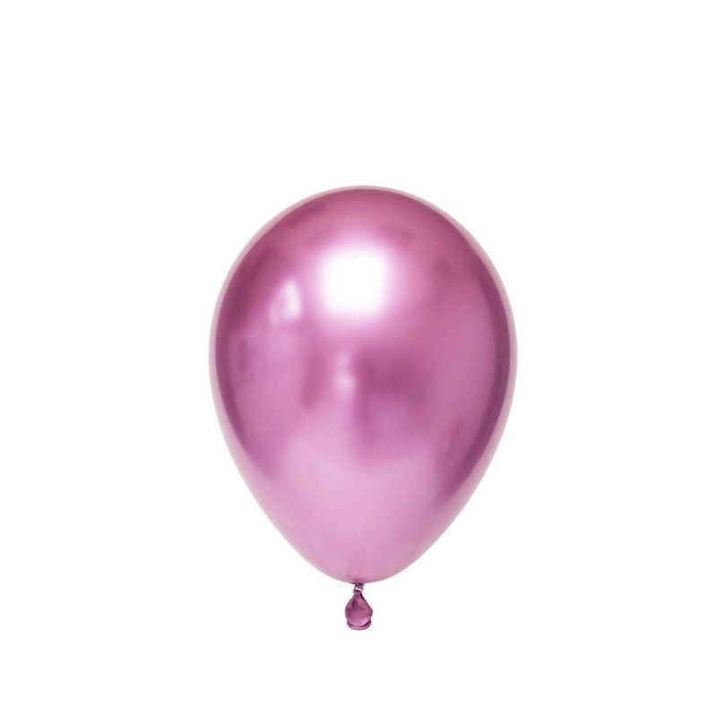 GENERICO - GLOBO 5 CHROME FUCSIA X25 UNID