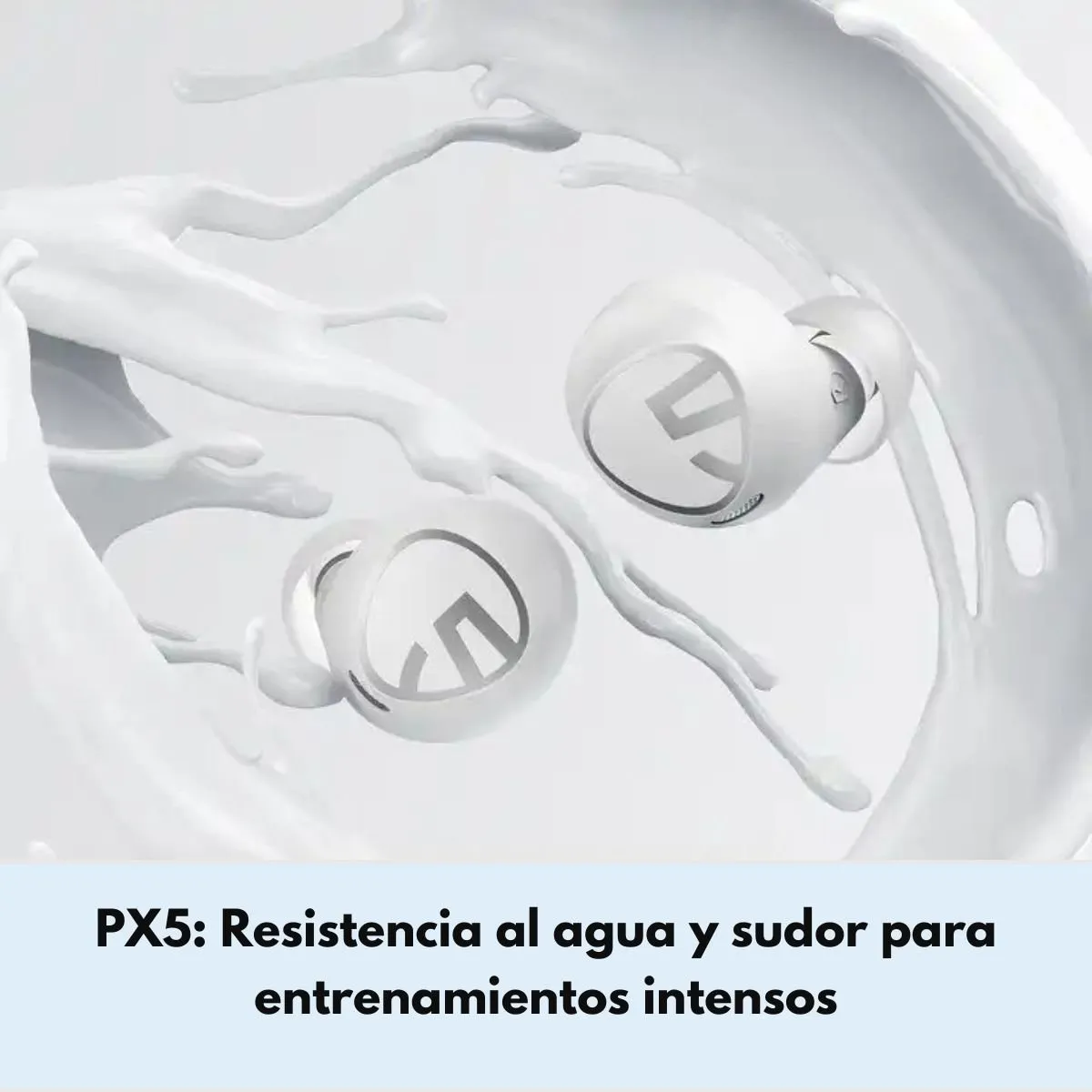 SOUNDPEATS - Audífonos Bluetooth SoundPEATS Free2 Classic IPX5 Tactil Blanco