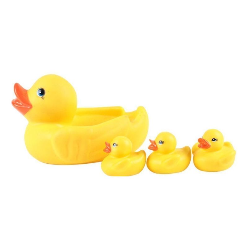 GENERICO - Set Patitos De Hule Para El Baño Niños 4 Unidades