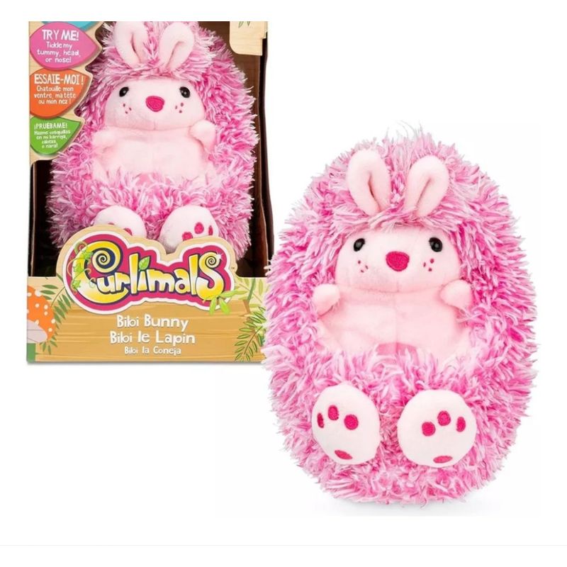 GENERICO - Peluche Interactivo Curlimals Conejita Bibi Bunny Sonidos