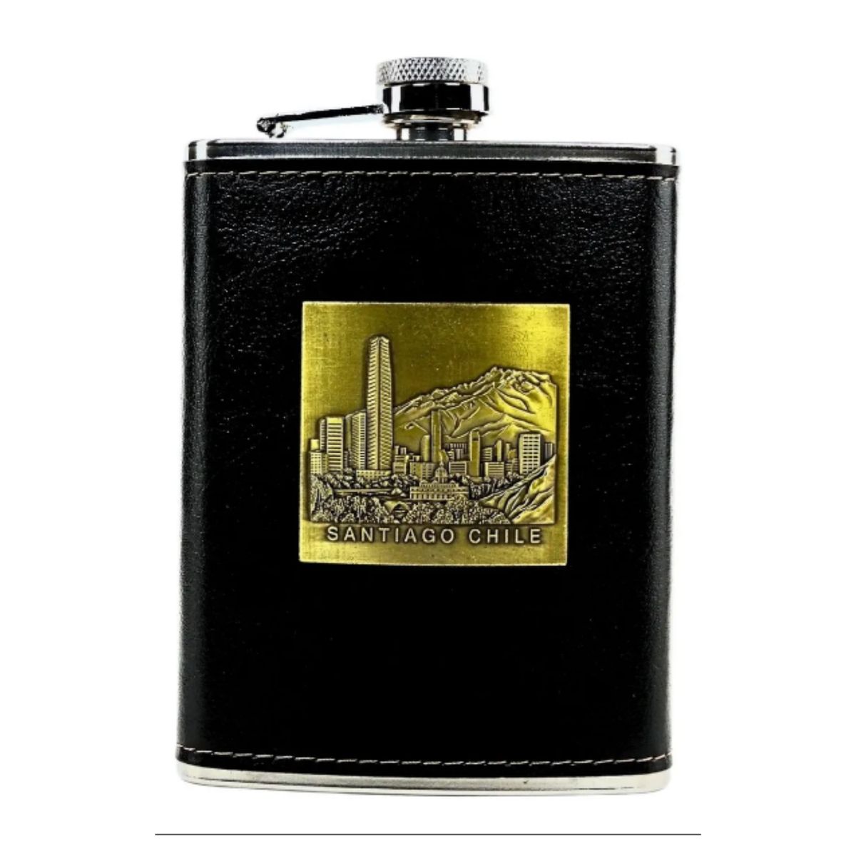 GENERICO - Petaca 12oz Whiskey Con Diseño Chile Regalo