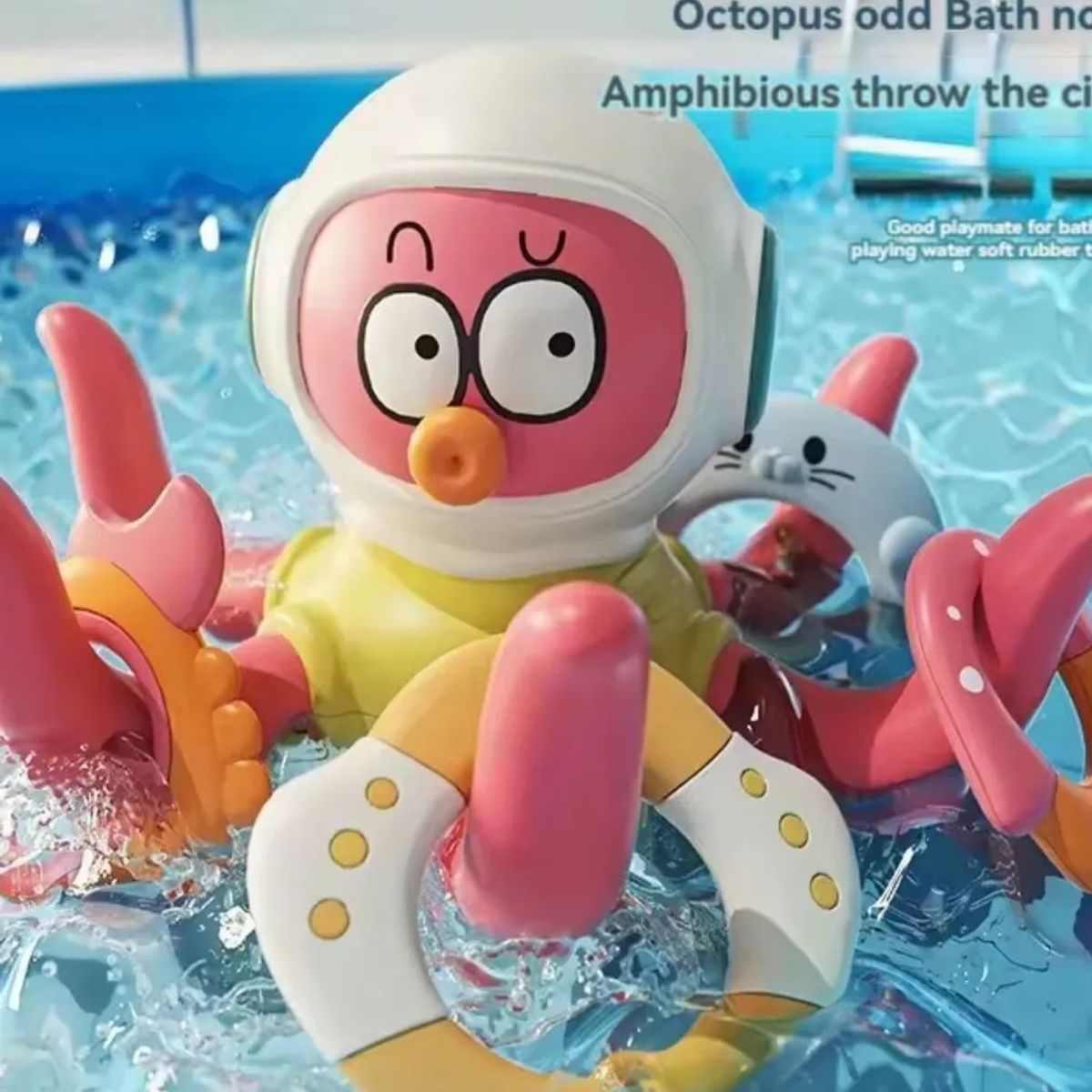 GENERICO - Juguete Pulpo Interactivo Para Niños, Piscina Y Baño 3 En 1