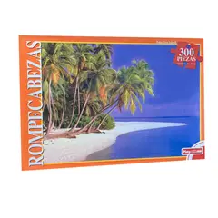 GENERICO - Rompecabezas Playa Palmera 300 piezas