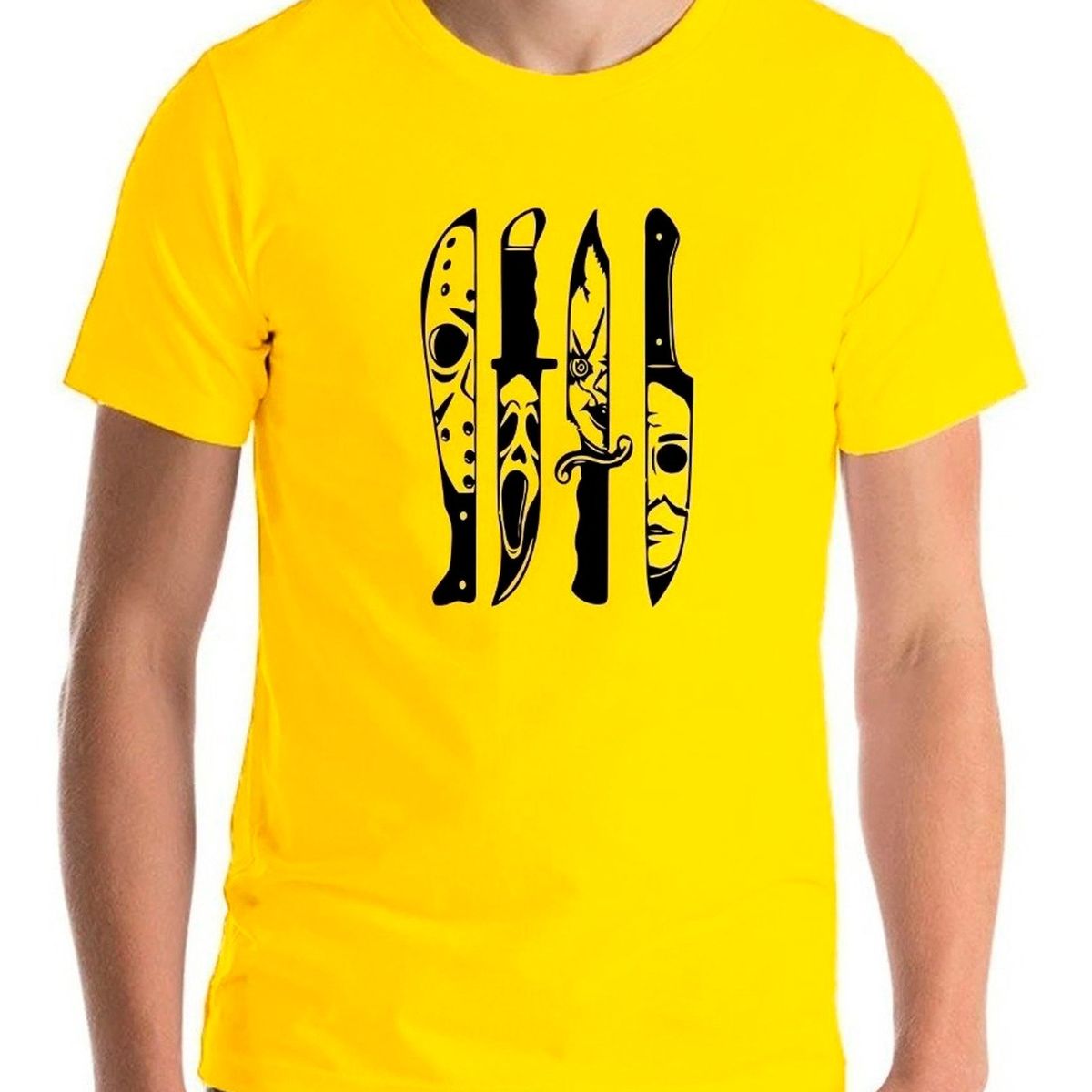 GENERICO - Polera Cuchillos Terror  Halloween Legends Horror Blood