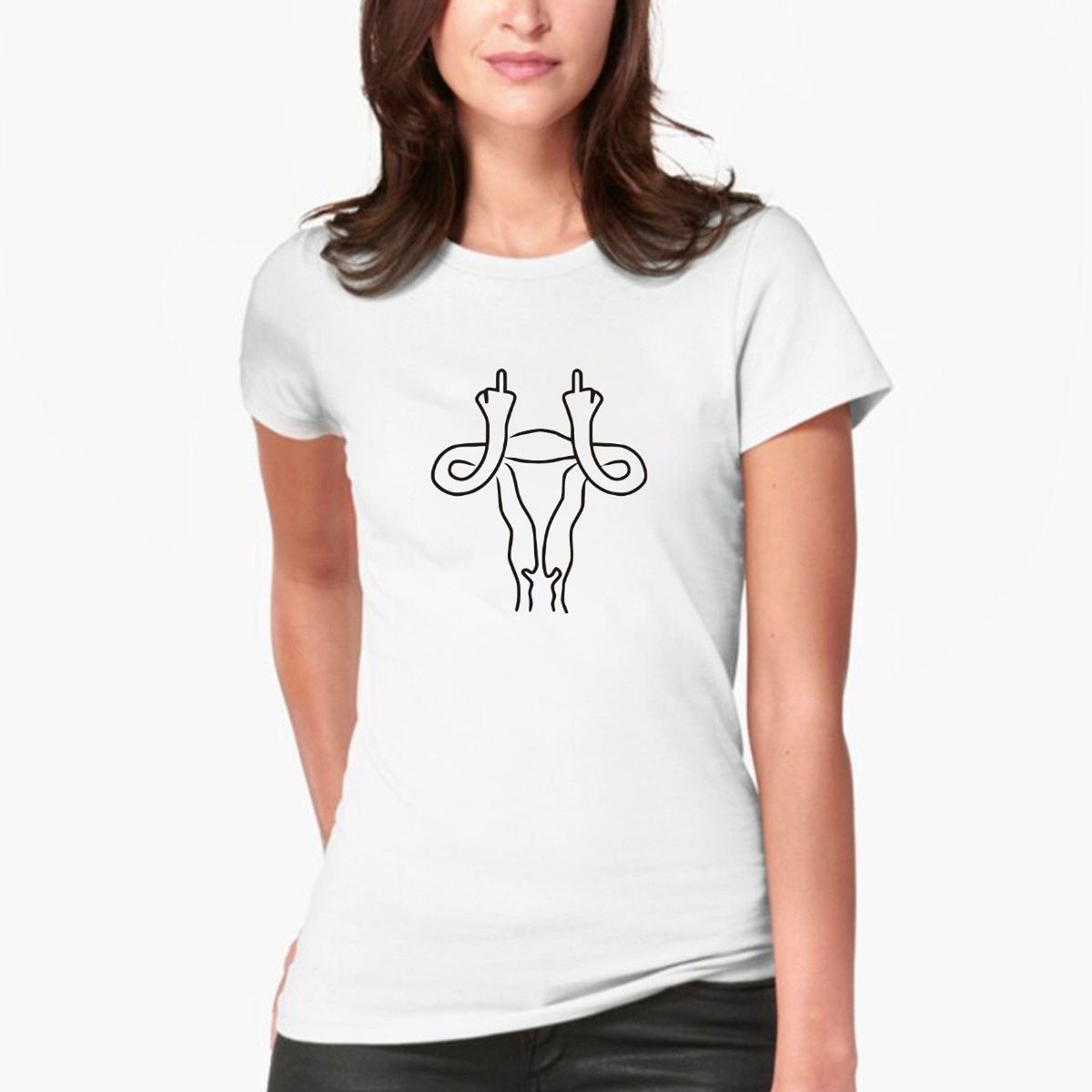 GENERICO - Polera Feminista Irreverente  Uter0  Derechos De La Mujer