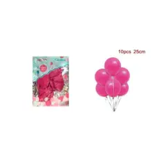 GENERICO - GLOBOS LATEX 25 CM 10 PCS
