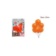 GENERICO - GLOBOS LATEX 25 CM 10 PCS