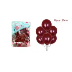 GENERICO - GLOBOS LATEX 25 CM 10 PCS