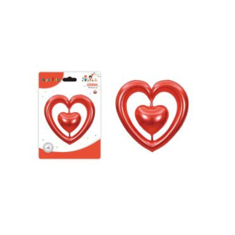 GENERICO - GLOBOS CORAZON 98 CM X 102 CM 1 PCS