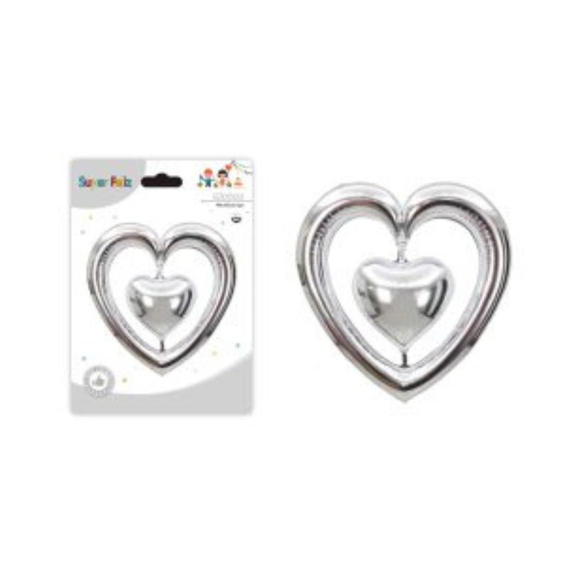 GENERICO - GLOBOS CORAZON 98 CM X 102 CM 1 PCS