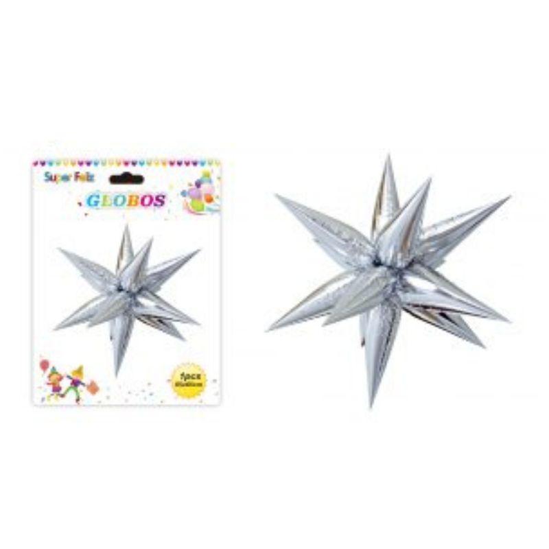 GENERICO - GLOBOS ESTRELLA 65 CM X 65 CM 1 PCS