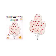 GENERICO - GLOBOS CORAZON 30 CM 25 PCS
