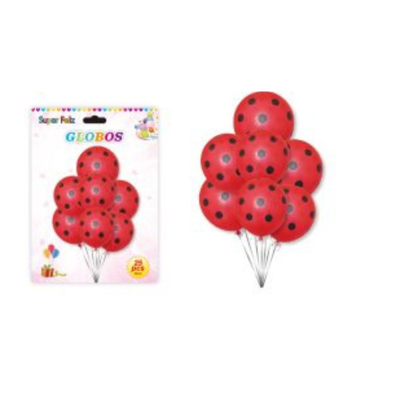 GENERICO - GLOBOS CORAZON 30 CM 25 PCS