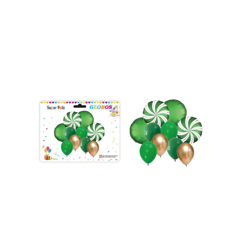 GENERICO - GLOBOS VARIADOS 10 PCS