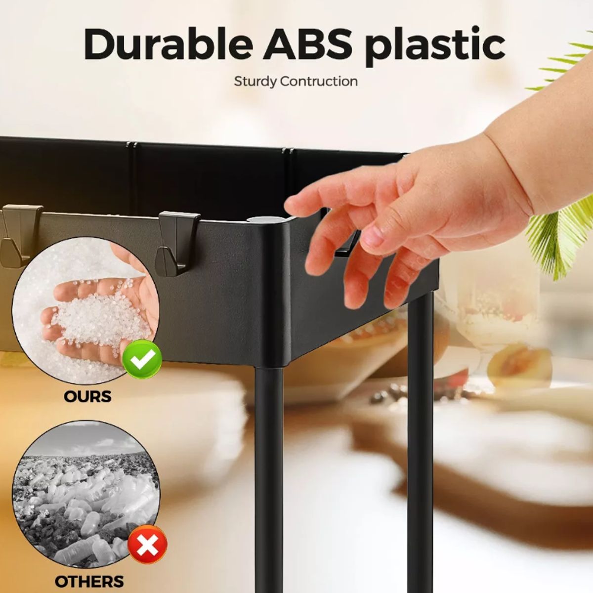 KUANGYE - Organizador Multifuncional Baño Cocina 2 Niveles 2 Piezas