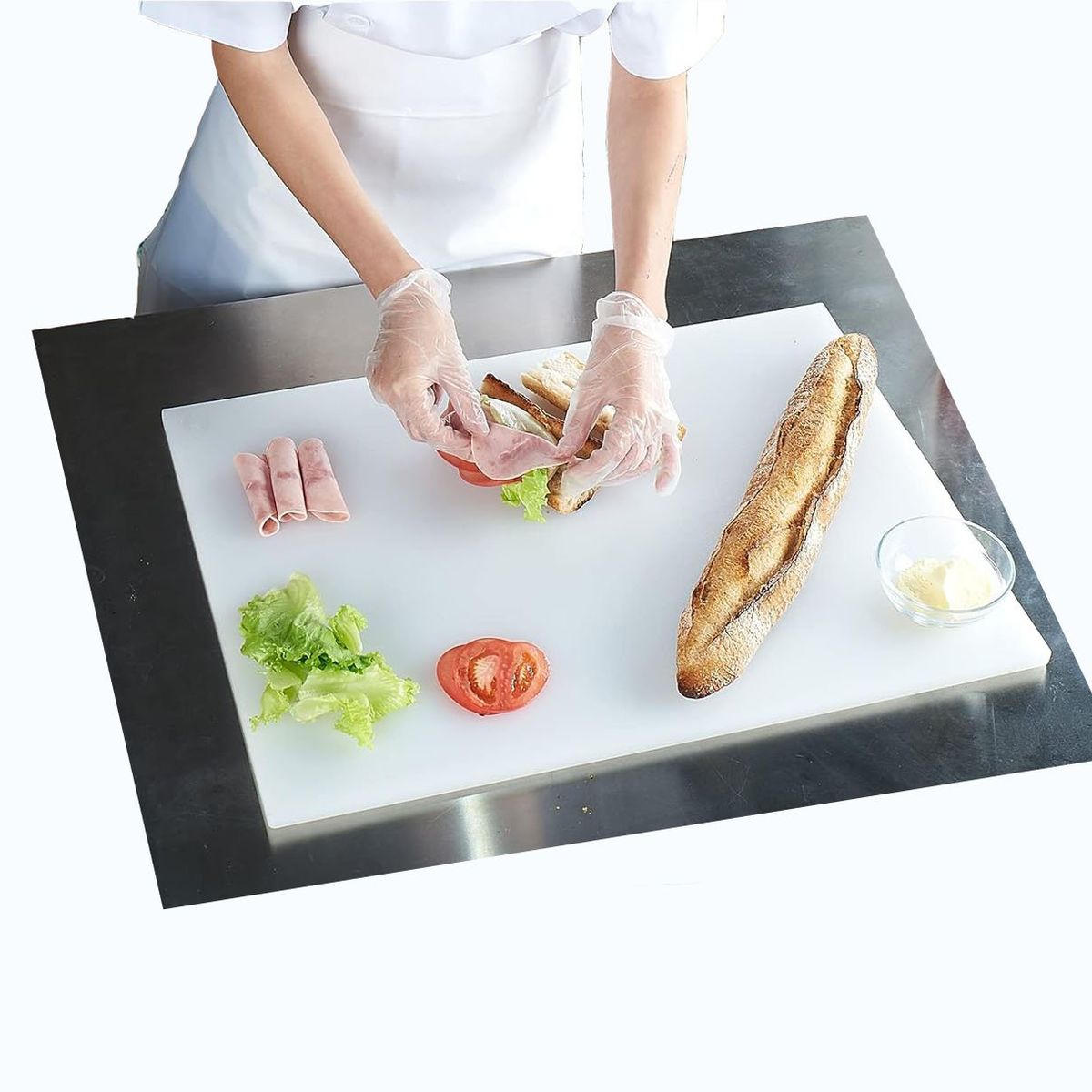 KUANGYE - Tabla De Corte Blanca Profesional 46 X 32 X 1.8cm