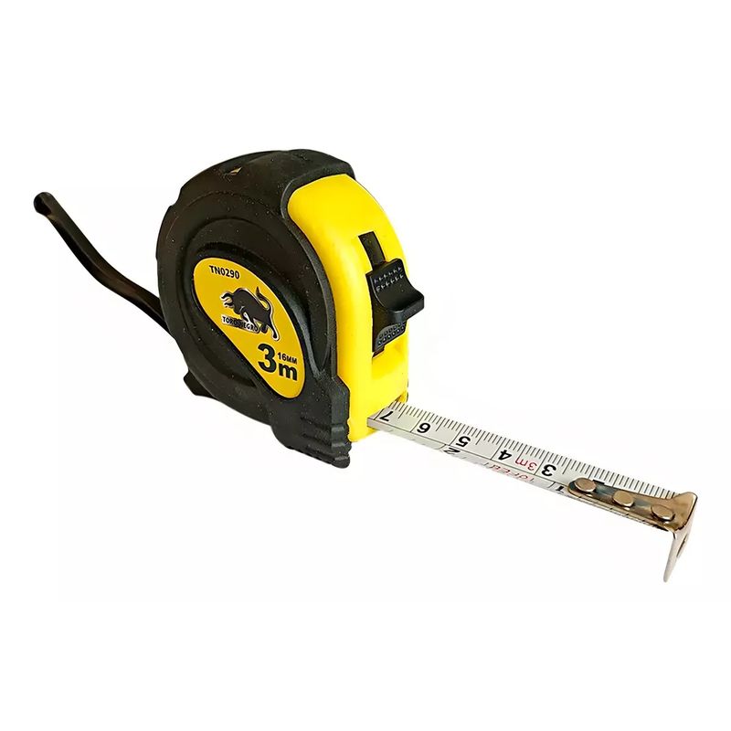 GENERICO - Huincha de medir toro negro 3mts x 16mm  (0) Calificar
