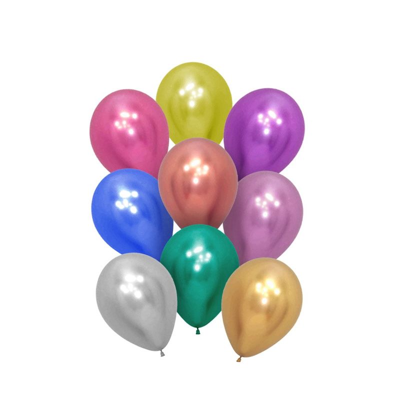 GENERICO - GLOBO 12 CHROME MIX X25 UNI