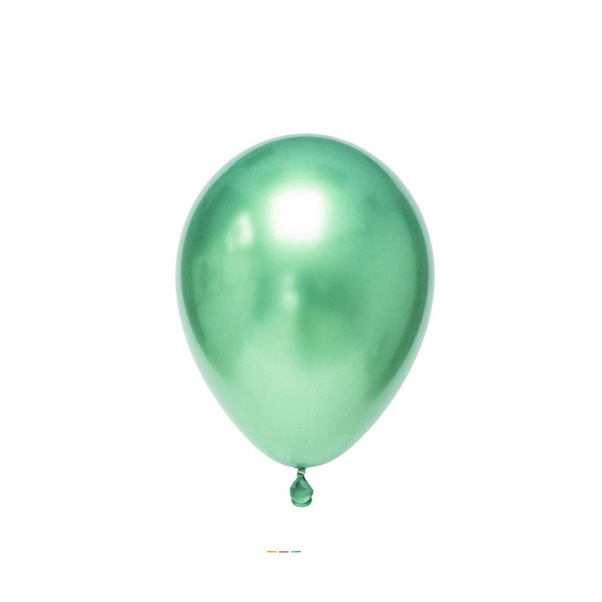 GENERICO - GLOBO 5 CHROME VERDE X25 UNID