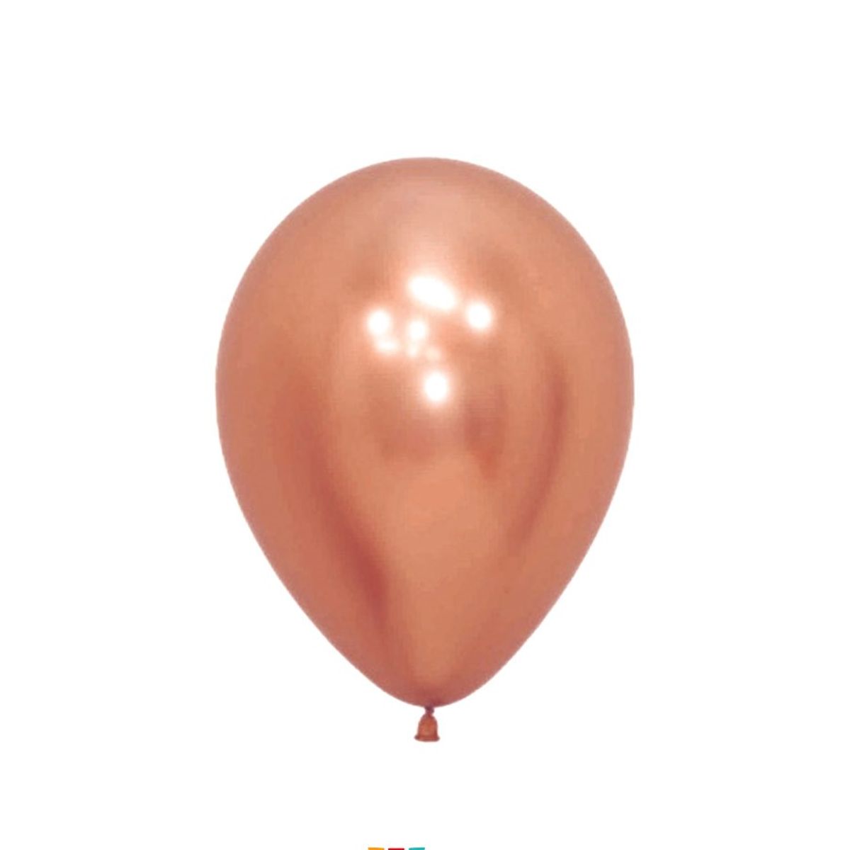 GENERICO - GLOBO 5 CHROME ROSE GOLD X25 UNID