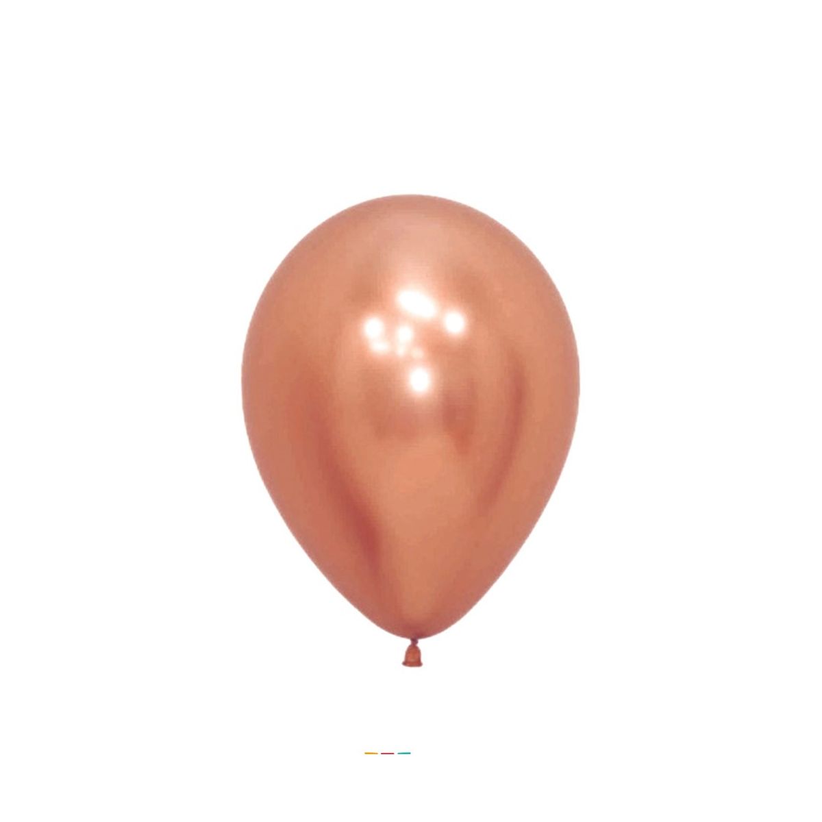 GENERICO - GLOBO 5 CHROME ROSE GOLD X25 UNID