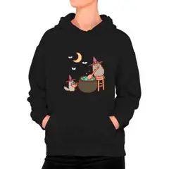 GENERICO - Poleron Diseño Halloween Gato Kawai