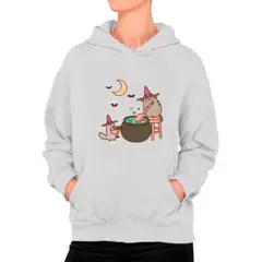 GENERICO - Poleron Diseño Halloween Gato Kawai