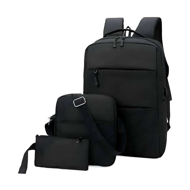 GENERICO - Mochila Usb 3 En 1 Mochila Notebook Bolso Ejecutivo Oficina