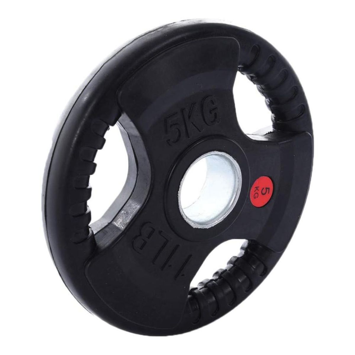 AK SPORT - Disco 5 kg Engomado Entrenamiento de Fuerza y Resistencia