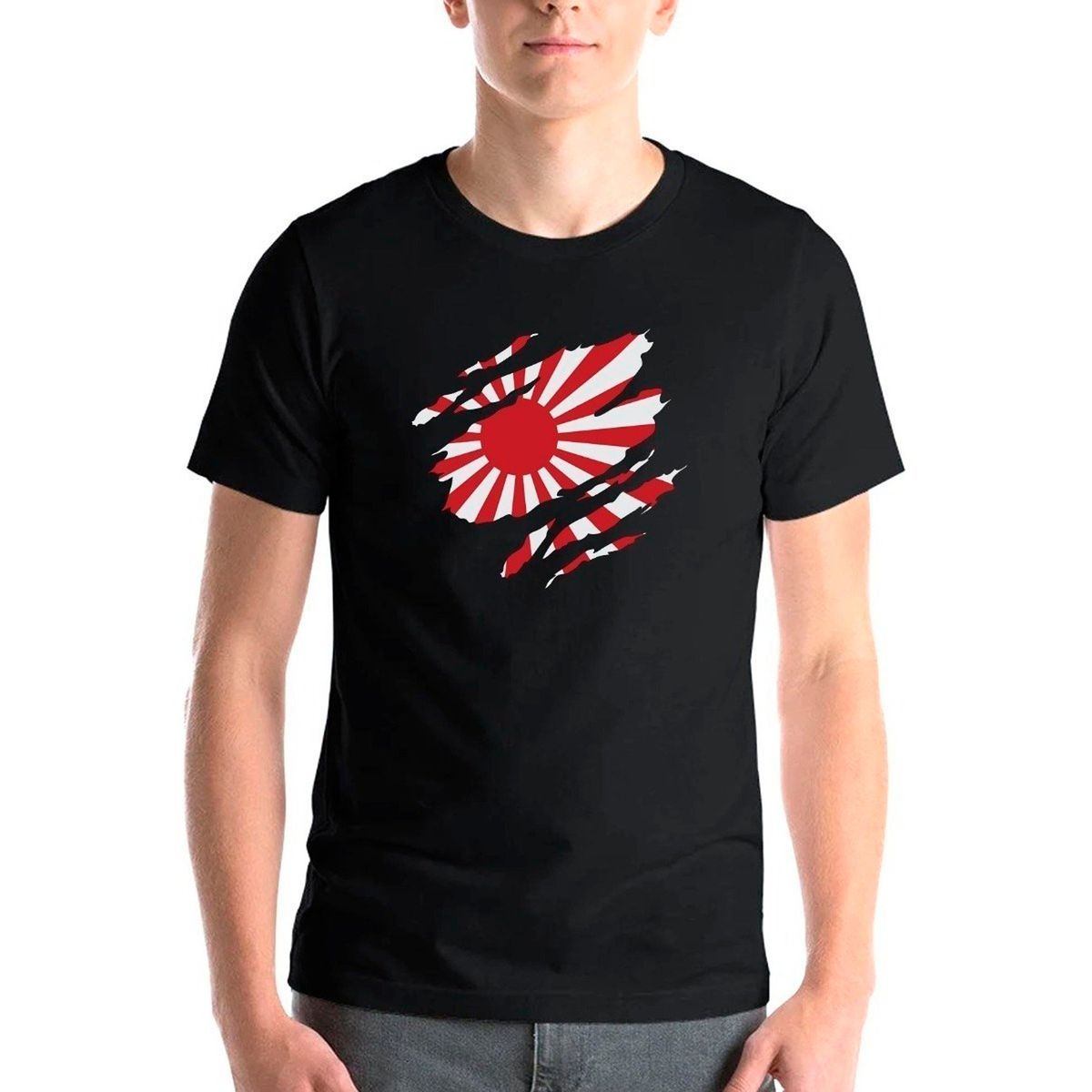 GENERICO - Polera Japon  Bandera  Mundial Futbol Fan  Hombre Niño Anime