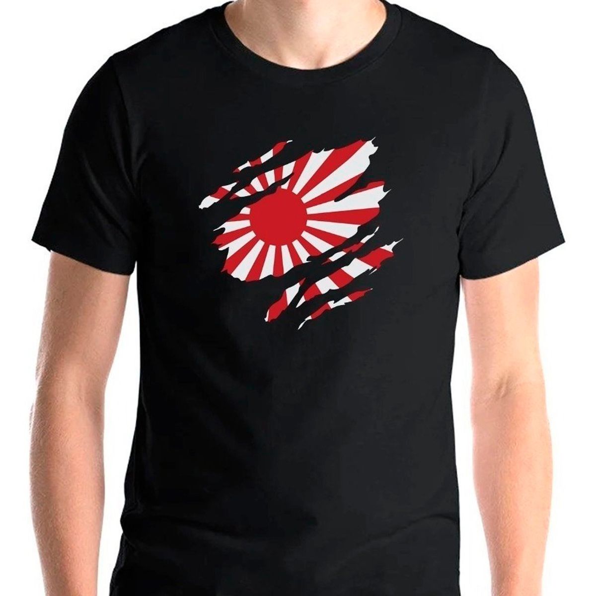 GENERICO - Polera Japon  Bandera  Mundial Futbol Fan  Hombre Niño Anime
