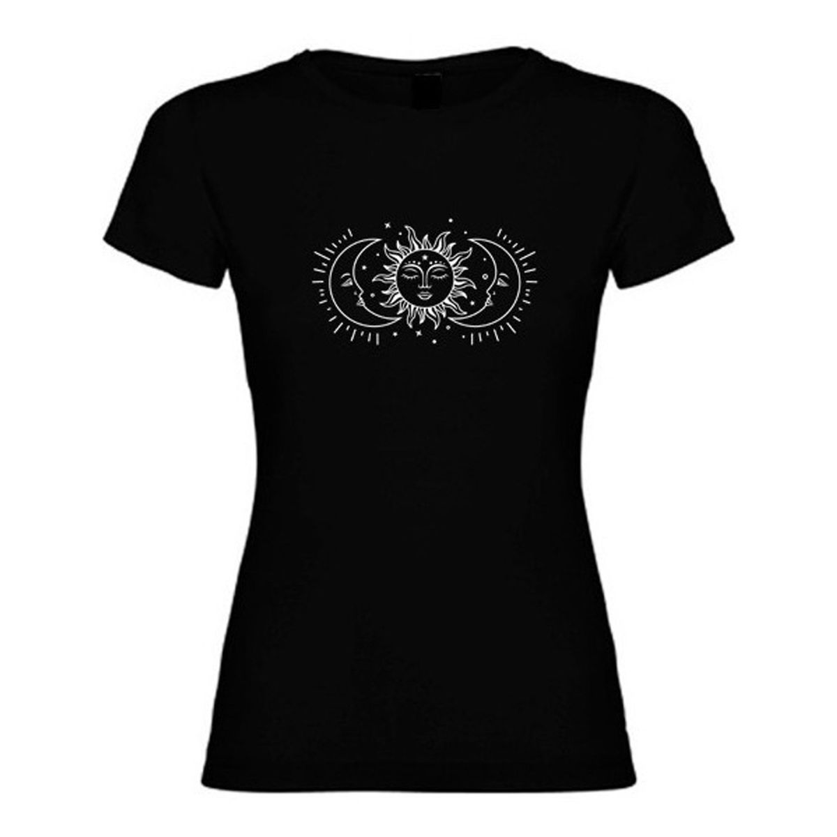 GENERICO - Polera Sol Y Lunas Misticas Moda Mujer