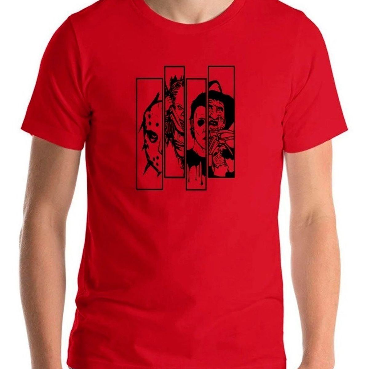 GENERICO - Polera Horror Clan  Halloween Terror Squat  Pesadilla Miedo