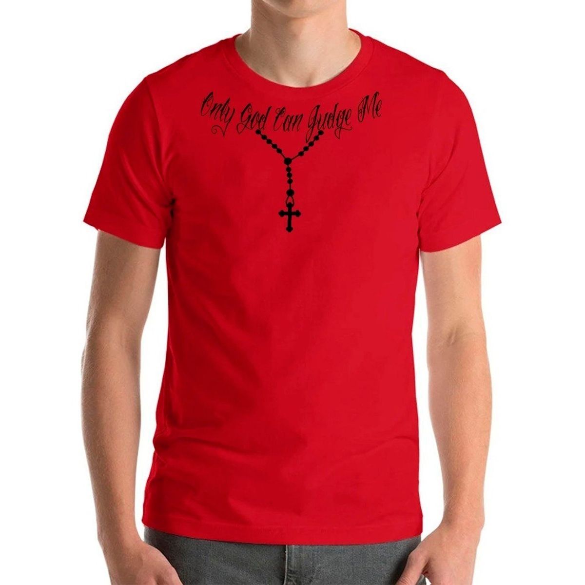 GENERICO - Polera Solo Dios Podra Juzgarme Adulto Niño Only God Can Jud