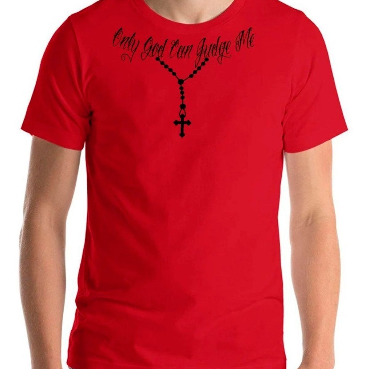 GENERICO - Polera Solo Dios Podra Juzgarme Adulto Niño Only God Can Jud