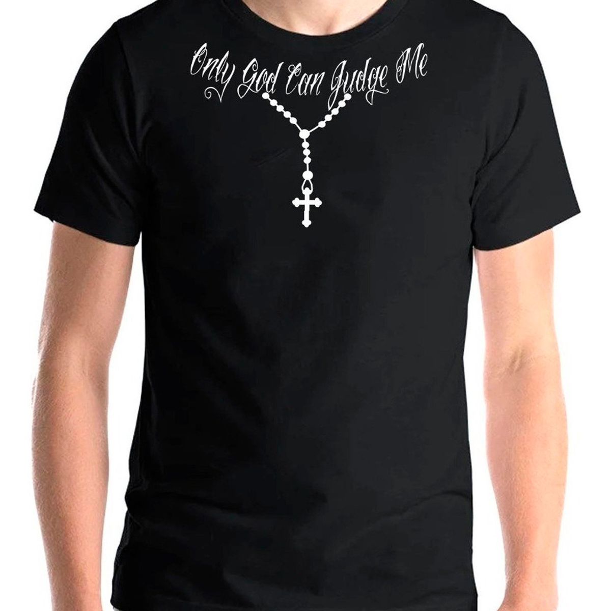 GENERICO - Polera Solo Dios Podra Juzgarme Adulto Niño Only God Can Jud